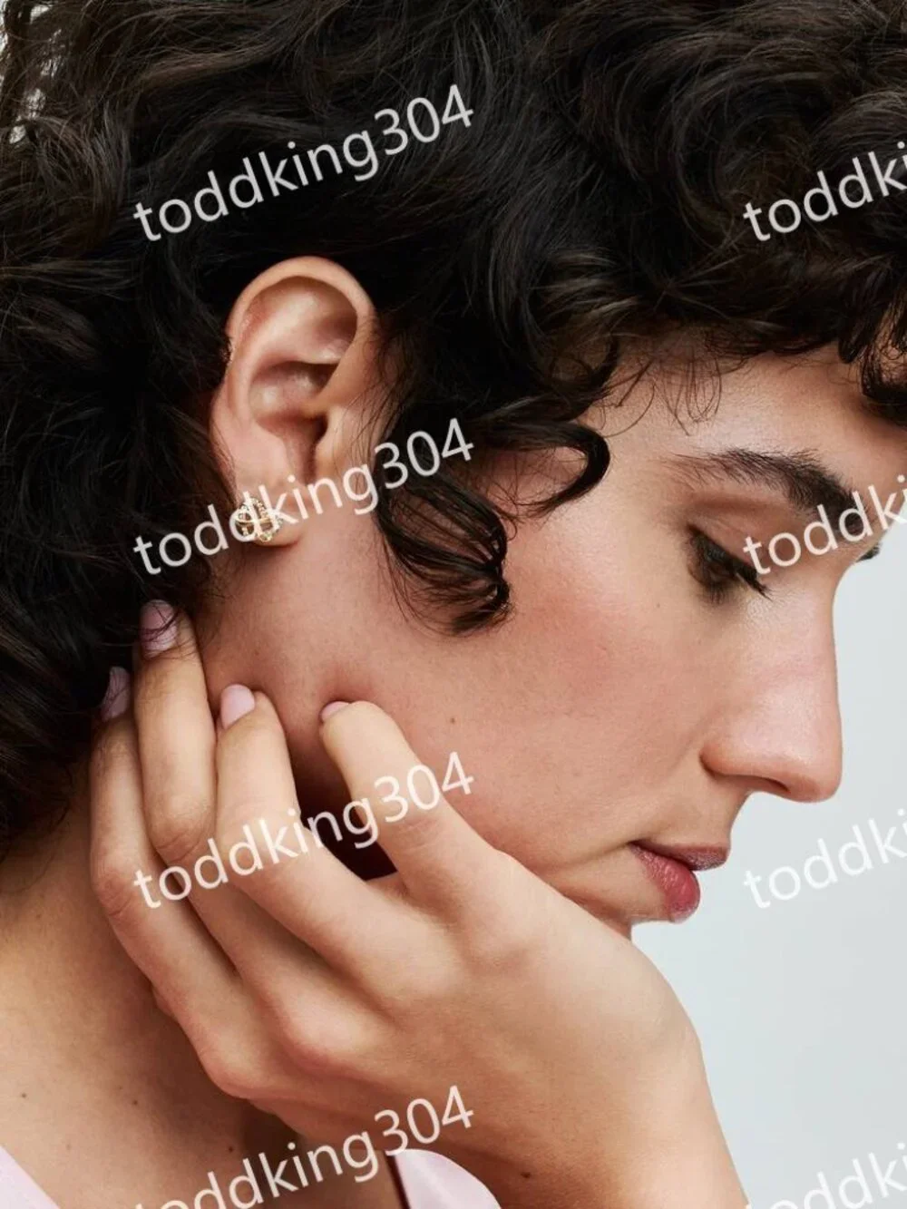 Sparkling Infinity Heart Stud Earrings